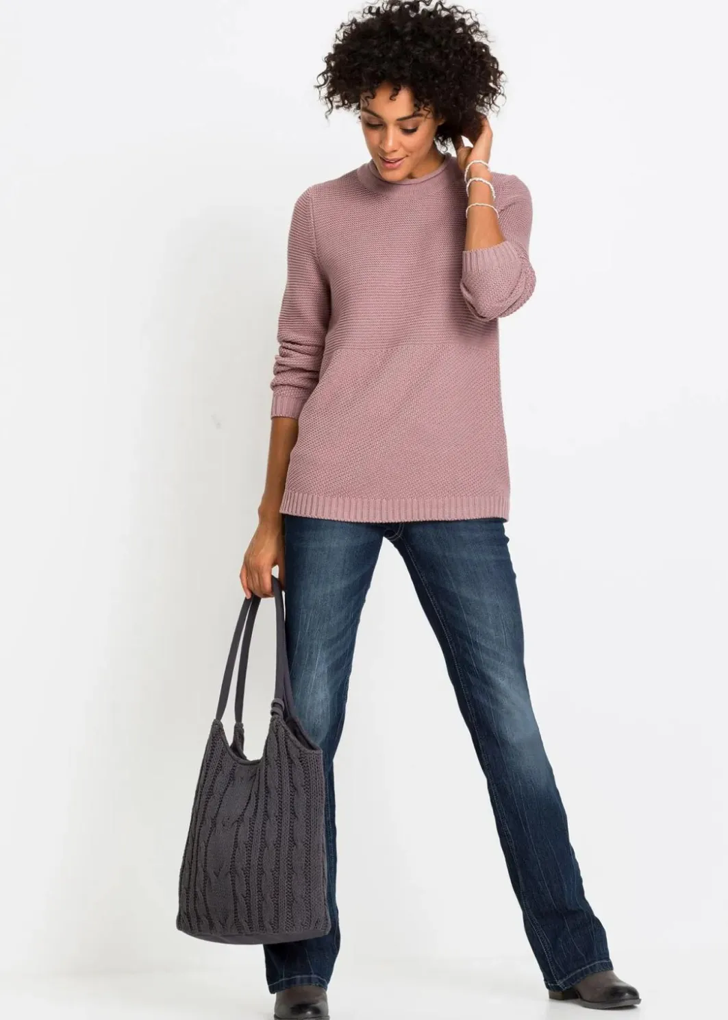 New Bootcut Jeans High Waist, Komfort-Stretch Damen Bekleidung·Shirts & Tops|Jeans