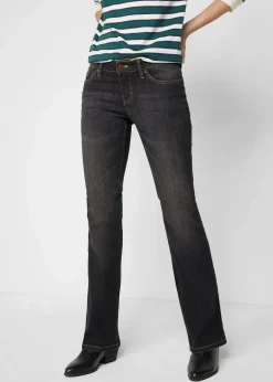 Discount Bootcut Jeans Mid Waist, Komfort-Stretch Damen Jeans|Bekleidung·Shirts & Tops