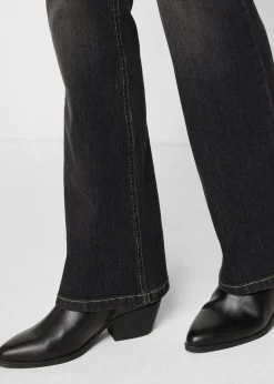 Damen bonprix Jeans|Bekleidung·Shirts & Tops|Bootcut Jeans Mid Waist, Komfort-Stretch