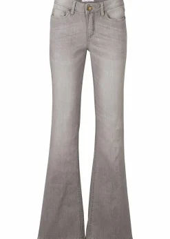 Damen bonprix Jeans|Bekleidung·Shirts & Tops|Bootcut Jeans Mid Waist, Komfort-Stretch
