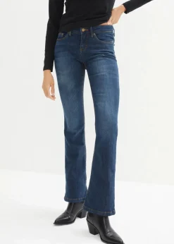 Clearance Bootcut Jeans Mid Waist, Stretch Damen Jeans|Kurzgrößen