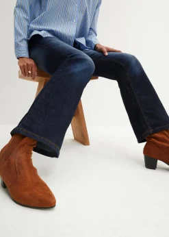 Discount Bootcut Jeans Mid Waist, Stretch Damen Kurzgrößen|Bekleidung·Shirts & Tops