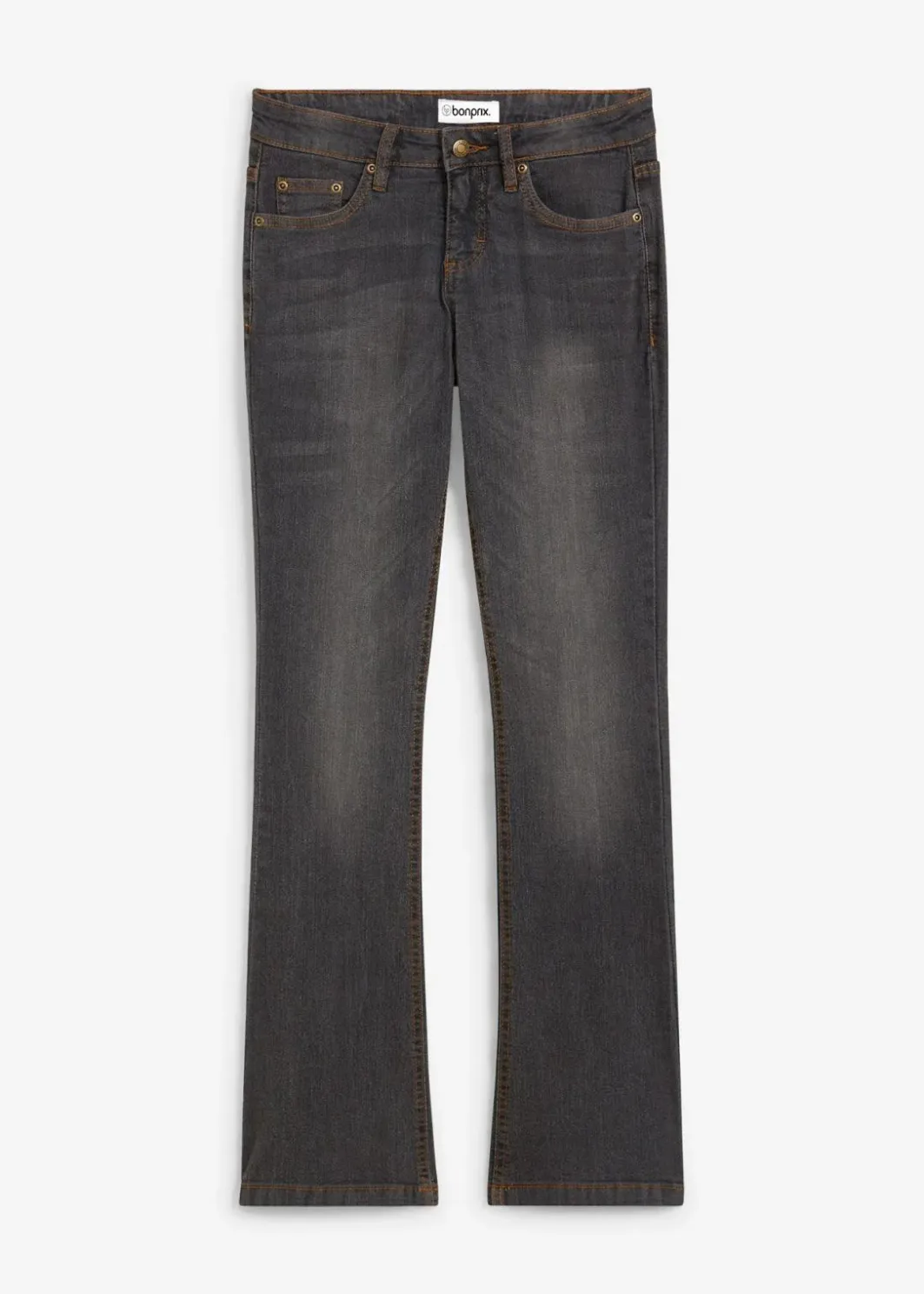 Clearance Bootcut Jeans Mid Waist, Stretch Damen Jeans|Kurzgrößen
