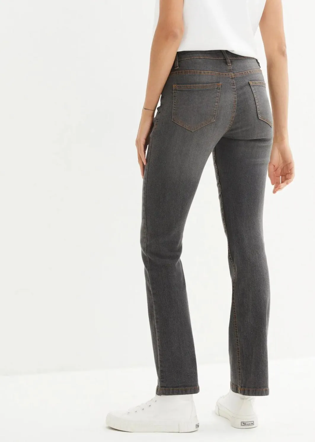 Clearance Bootcut Jeans Mid Waist, Stretch Damen Jeans|Kurzgrößen