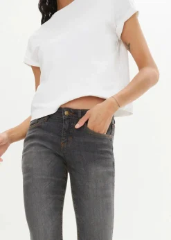 Clearance Bootcut Jeans Mid Waist, Stretch Damen Jeans|Kurzgrößen