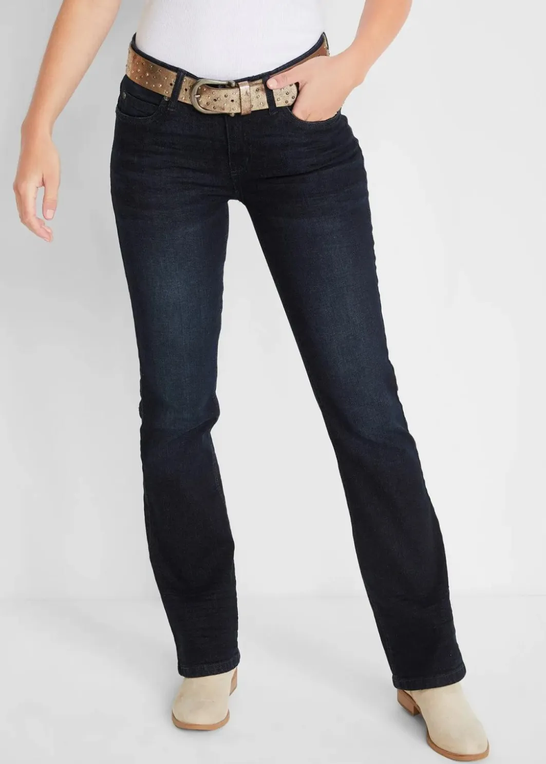 Discount Bootcut Jeans Mid Waist, Stretch Damen Bekleidung·Shirts & Tops|Jeans