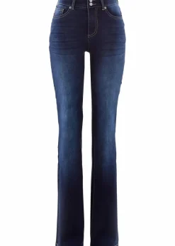 Damen bonprix Jeans|Bekleidung·Shirts & Tops|Bootcut Jeans Mid Waist, Shaping