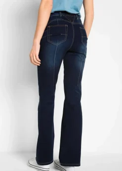 Damen bonprix Jeans|Bekleidung·Shirts & Tops|Bootcut Jeans Mid Waist, Shaping