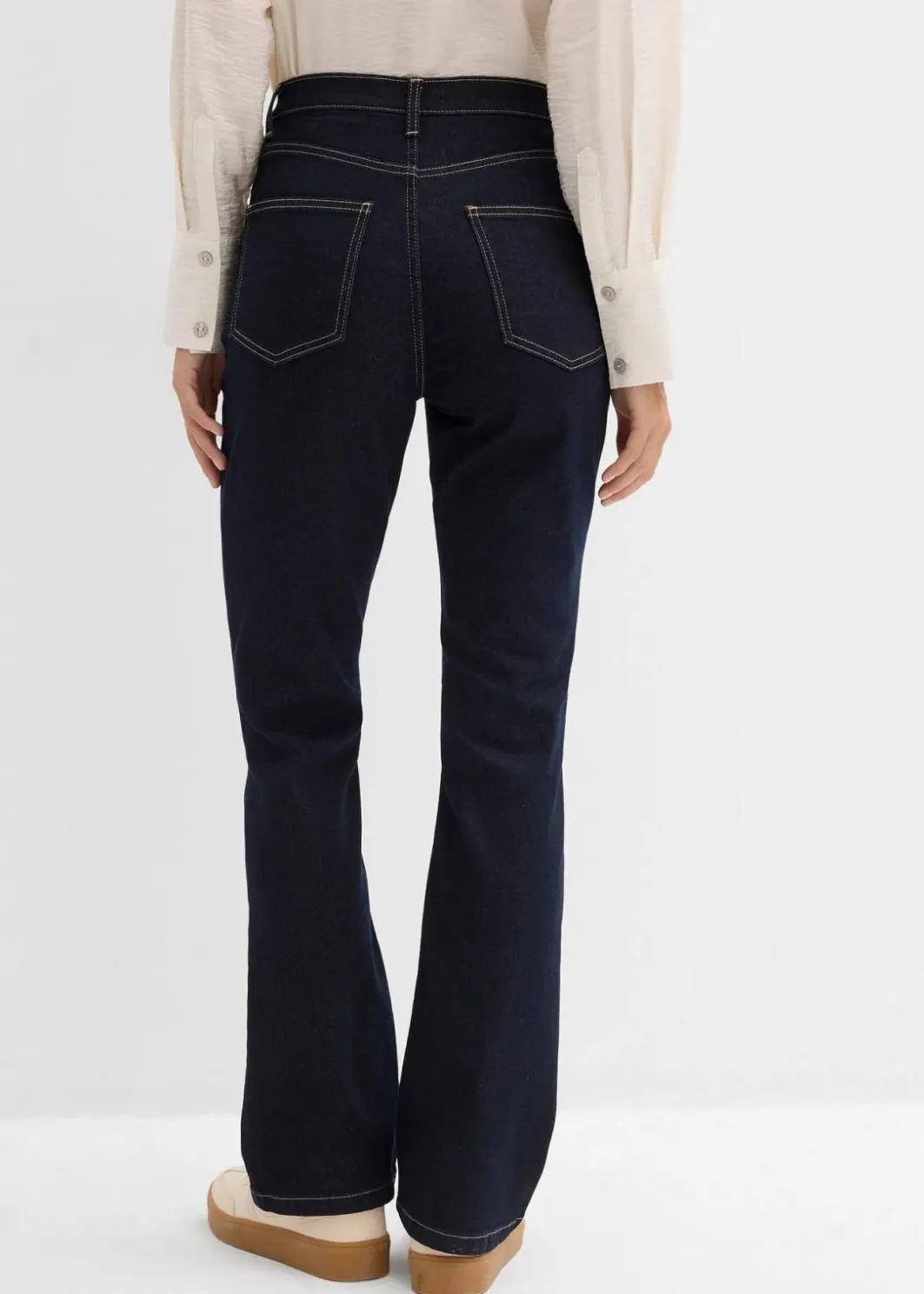 Damen bonprix Bekleidung·Shirts & Tops|Jeans|Bootcut-Jeans High Waist