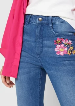 Damen bonprix Bekleidung·Shirts & Tops|Jeans|Bootcut-Jeans High Waist, Bequembund