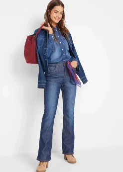 New Bootcut-Jeans High Waist, Thermo Damen Bekleidung·Shirts & Tops|Thermobekleidung
