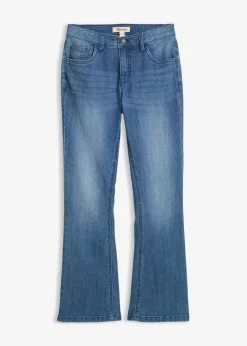 Outlet Bootcut-Jeans Low Waist Kinder Mädchen 9-16 Jahre·Jeans