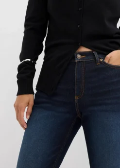Damen bonprix Jeans|Bekleidung·Shirts & Tops|Bootcut-Jeans Mid Waist