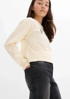 Kinder bonprix Mädchen 9-16 Jahre·Jeans|Bootcut-Jeans Mid Waist