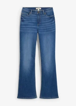 Damen bonprix Bekleidung·Shirts & Tops|Jeans|Bootcut-Jeans Mid Waist