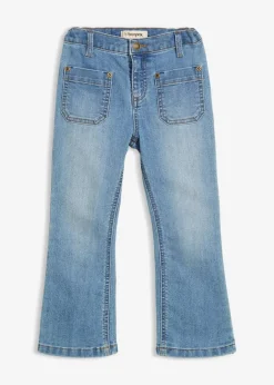 Discount Bootcut-Jeans Mid Waist Kinder Mädchen 2-8 Jahre·Jeans & Hosen