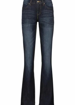 Sale Bootcut-Jeans Mid Waist, Komfort-Stretch Damen Jeans|Kurzgrößen