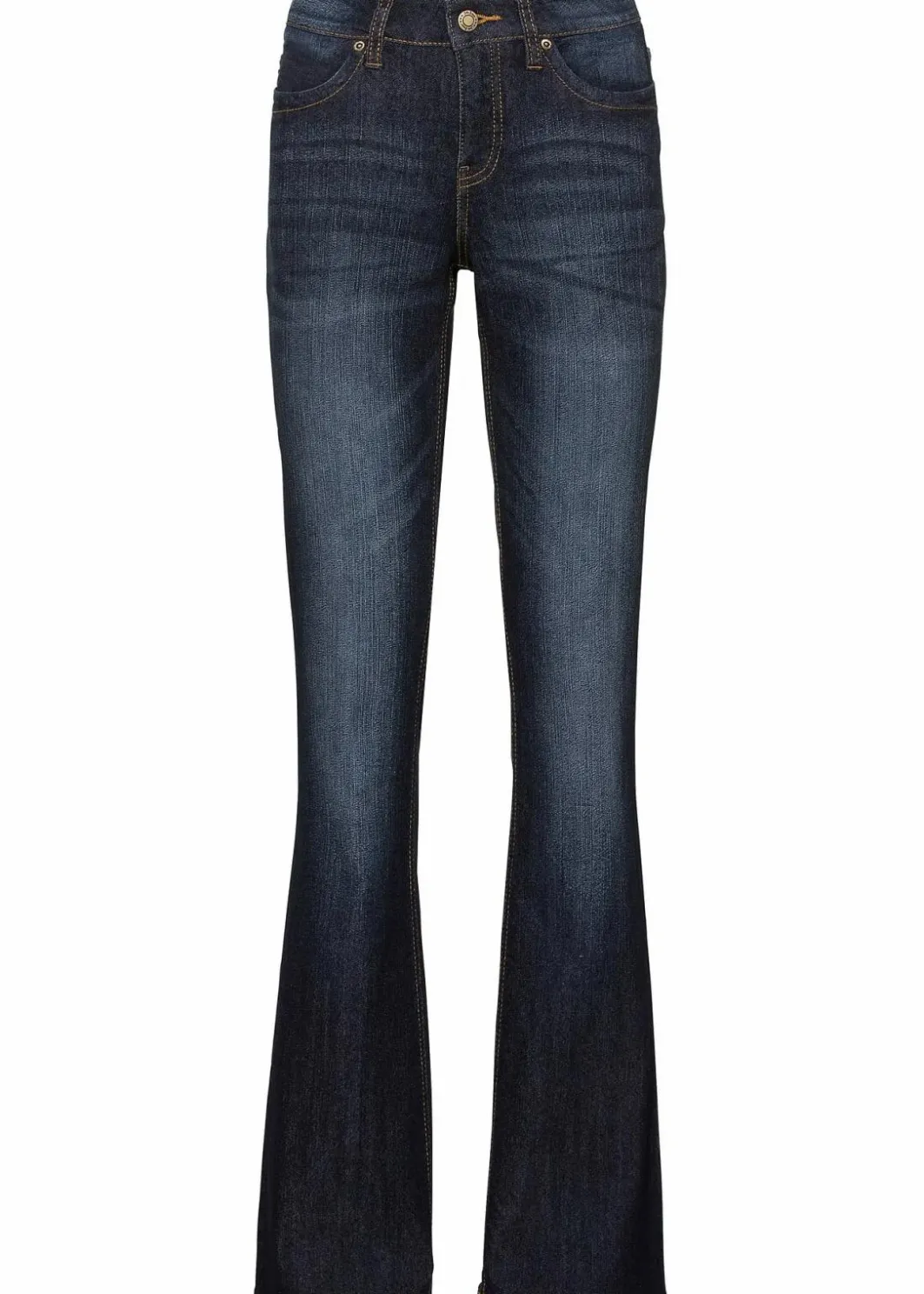 Sale Bootcut-Jeans Mid Waist, Komfort-Stretch Damen Jeans|Kurzgrößen