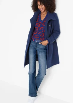 Hot Bootcut-Jeans Mid Waist, Komfort-Stretch Damen Kurzgrößen|Bekleidung·Shirts & Tops