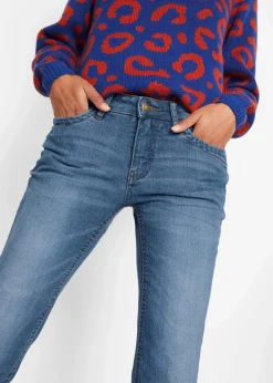 Hot Bootcut-Jeans Mid Waist, Komfort-Stretch Damen Kurzgrößen|Bekleidung·Shirts & Tops