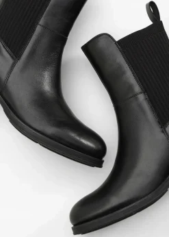 Discount Boots aus Leder Damen Gefütterte Winterschuhe|Boots