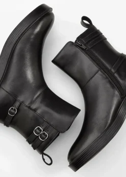 Damen bonprix Gefütterte Winterschuhe|Boots|Boots aus Leder