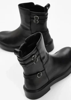 Damen bonprix Gefütterte Winterschuhe|Boots|Boots aus Leder