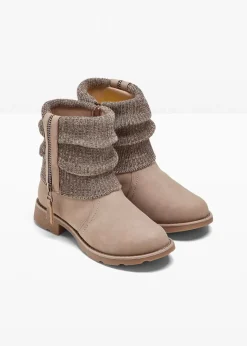 Hot Boots mit Strickeinsatz Damen Schuhe & Accessoires In Spezialgrößen·Schuhe In Übergröße|Boots