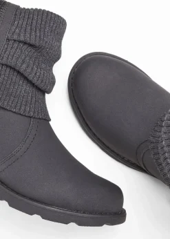 Damen bonprix Boots|Schuhe & Accessoires In Spezialgrößen·Schuhe In Übergröße|Boots mit Strickeinsatz