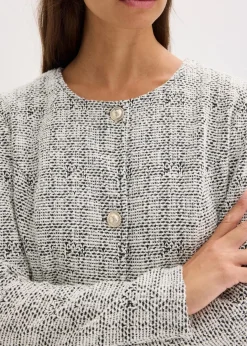 Damen bonprix Bekleidung·Umstandsmode|Bekleidung·Jeans|Bouclé Cardigan aus Baumwolle