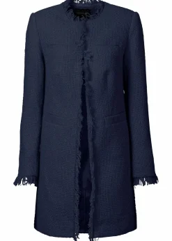 New Bouclé Longblazer Damen Blazer