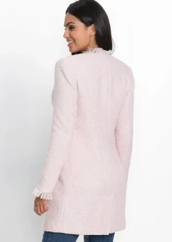Damen bonprix Blazer|Bouclé Longblazer