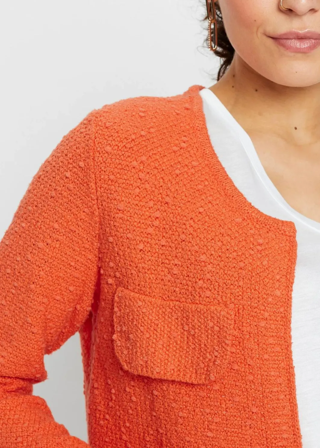Best Bouclé Strickjacke Damen Bekleidung·Umstandsmode|Bekleidung·Jeans