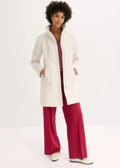 Hot Bouclé-Kurzmantel Damen Bekleidung·Hosen