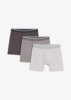 Herren bonprix Boxershorts|Große Größen|Boxershorts eng (3er Pack)