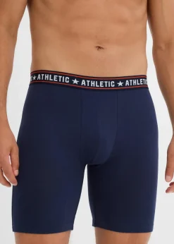 Herren bonprix Boxershorts|Große Größen|Boxershorts eng in Midi-Länge mit Baumwolle (2er Pack)
