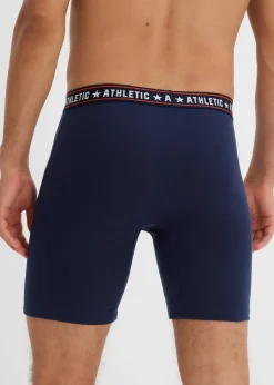 Herren bonprix Boxershorts|Große Größen|Boxershorts eng in Midi-Länge mit Baumwolle (2er Pack)