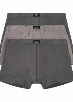 Herren bonprix Wäsche|Große Größen|Boxershorts eng mit Baumwolle (3er Pack)