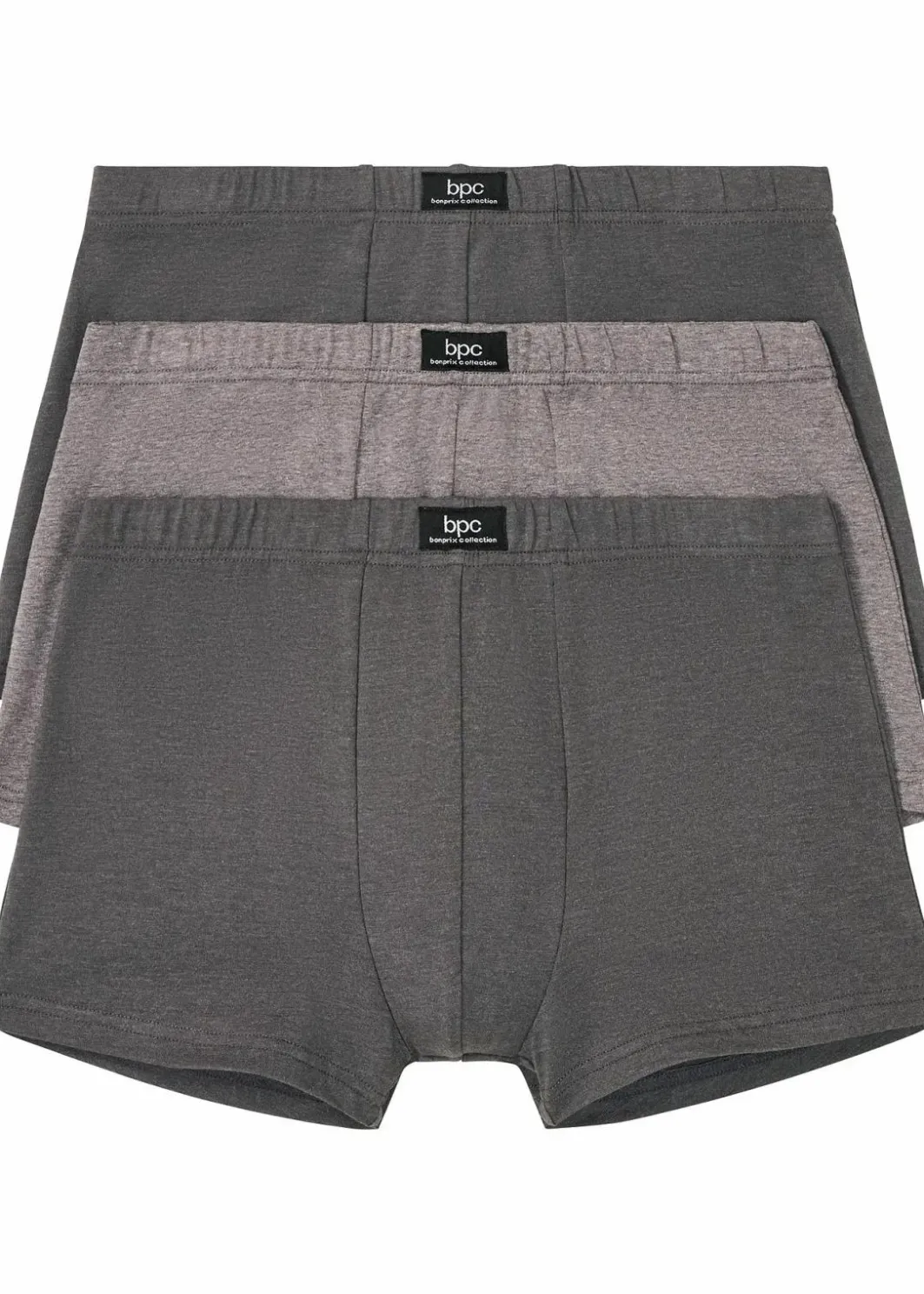 Herren bonprix Wäsche|Große Größen|Boxershorts eng mit Baumwolle (3er Pack)