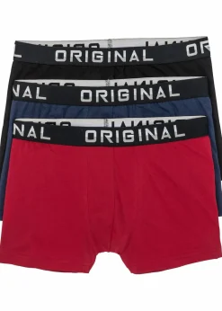 Boxershorts eng mit Baumwolle (3er Pack) Herren Boxershorts|Große Größen
