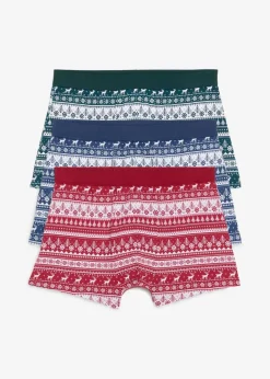 Herren bonprix Boxershorts|Große Größen|Boxershorts eng mit Baumwolle (3er Pack)