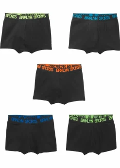 Kinder bonprix Mehrfachpacks|Jungen·Unterwäsche|Boxershorts mit weicher Baumwolle (5er-Pack)