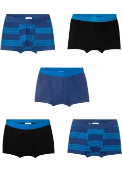Kinder bonprix Mehrfachpacks|Jungen·Unterwäsche|Boxershorts mit weicher Baumwolle (5er Pack)