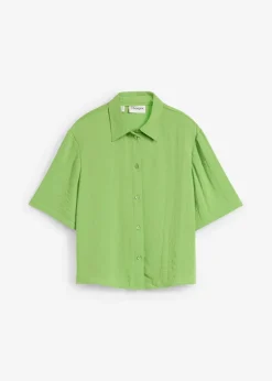 Hot Boxy Bluse aus leichtem Crêpe Damen Blusen & Tuniken|Bekleidung·Jacken & Mäntel