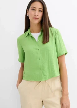 Hot Boxy Bluse aus leichtem Crêpe Damen Blusen & Tuniken|Bekleidung·Jacken & Mäntel