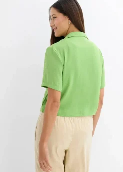Hot Boxy Bluse aus leichtem Crêpe Damen Blusen & Tuniken|Bekleidung·Jacken & Mäntel