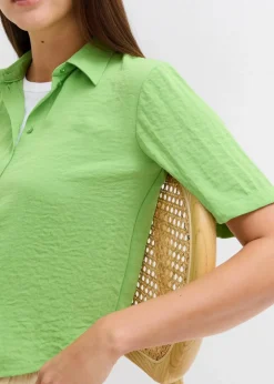 Hot Boxy Bluse aus leichtem Crêpe Damen Blusen & Tuniken|Bekleidung·Jacken & Mäntel