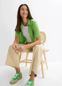 Hot Boxy Bluse aus leichtem Crêpe Damen Blusen & Tuniken|Bekleidung·Jacken & Mäntel