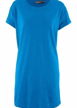 Discount Boxy-Longshirt mit kurzen Ärmeln Damen Shirts & Tops|Basics