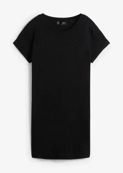 Damen bonprix Bekleidung·Röcke|Basics|Boxy-Longshirt mit kurzen Ärmeln